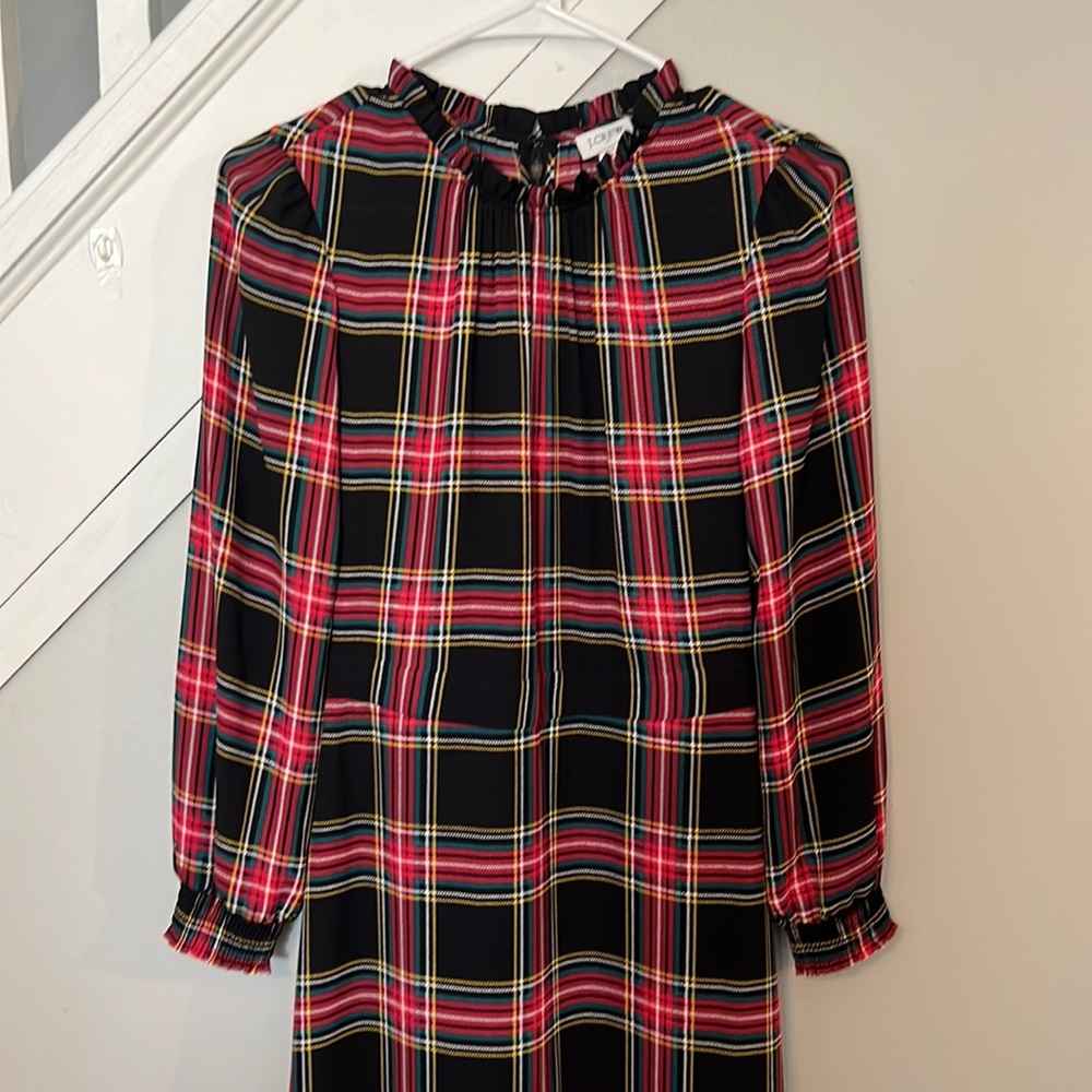 J. Crew Ruffleneck Peasant Dress - Picture 5 of 11